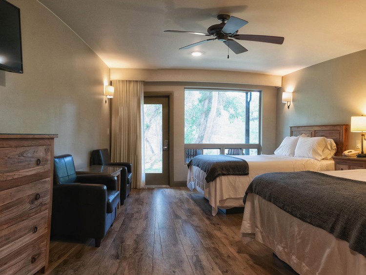 Two accessible queen guest room