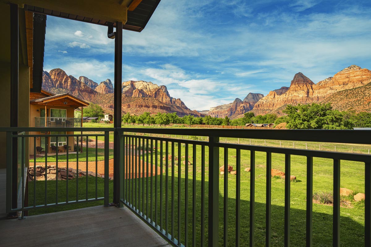 View of the canyon from patio